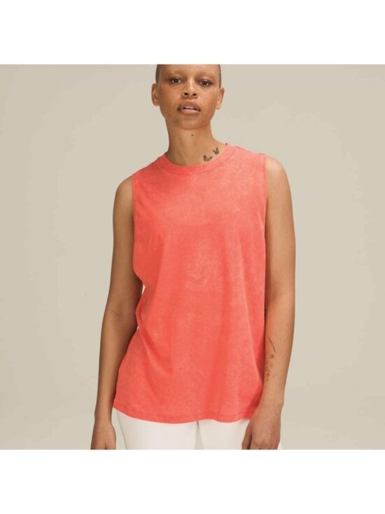 lululemon athletica Tops - Lululemon All Yours Tank Top Cloudy Wash Flare